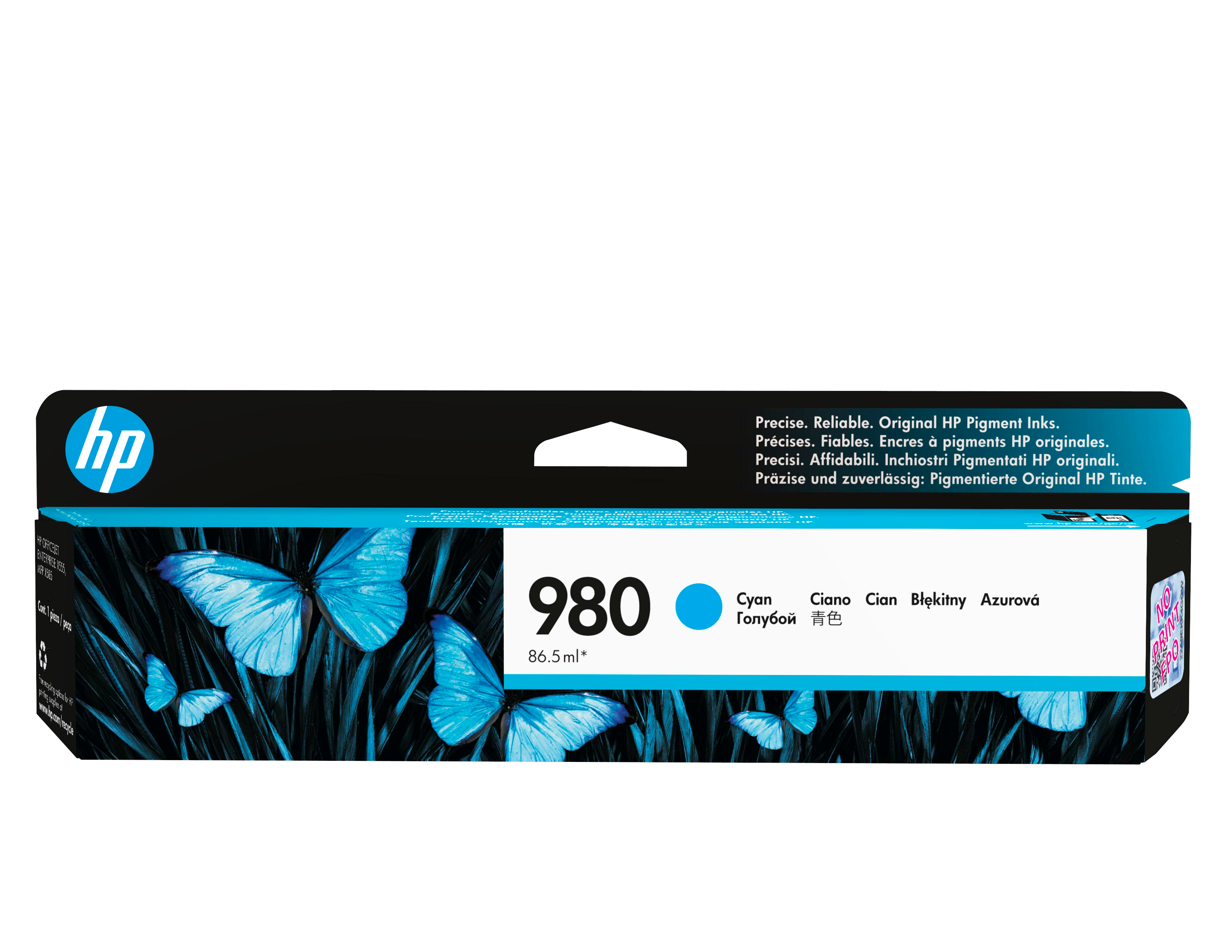 HP 980D8JO7A cyan Druckerpatrone
