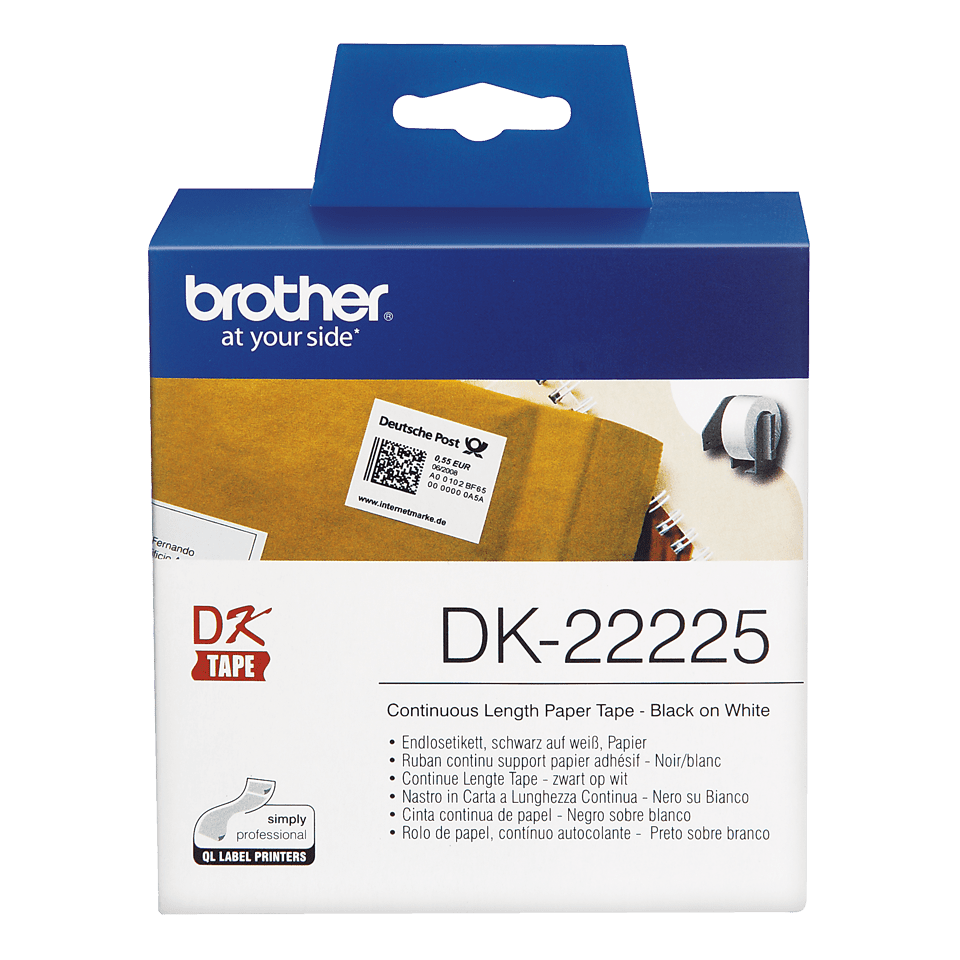 DK22225 BROTHER QL550 Etikettenrolle