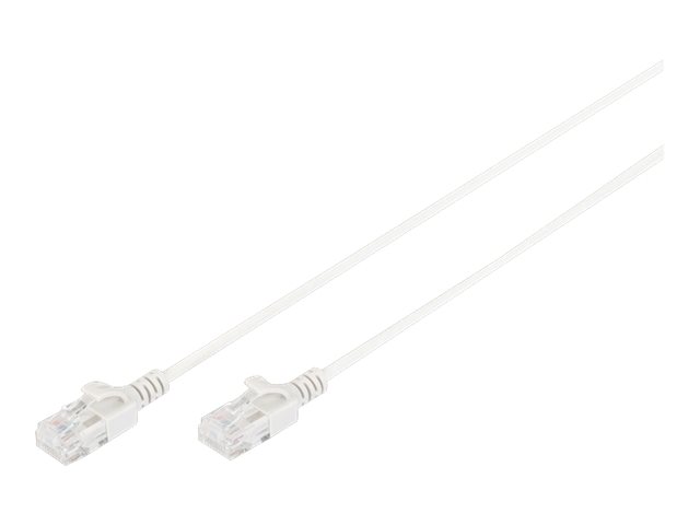 DIGITUS CAT 6 U-UTP Slim Patchkabel Cu LSZH AWG 28/7 Länge 3m Farbe Grau