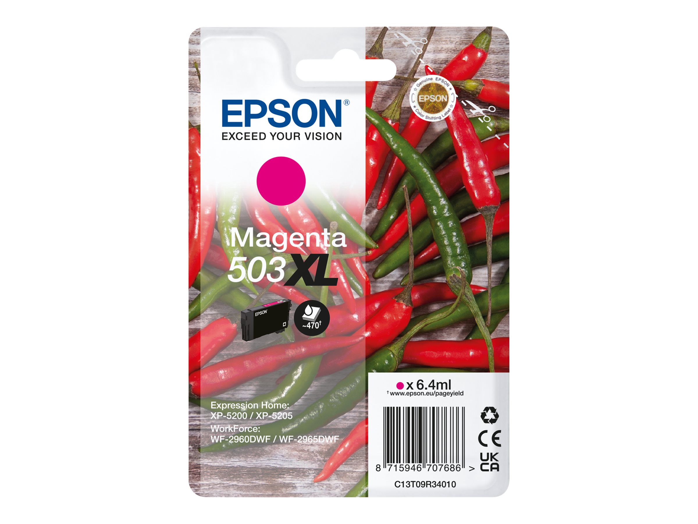 C13T09R34010 EPSON Nr.503XL XP Tinte C13T09R34010 EPSON Nr.503XL XP Tinte