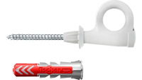 fischer EasyHook Loop - DuoPower 6x30 2K 564172 Duebel mit Schrauben, 25 St.