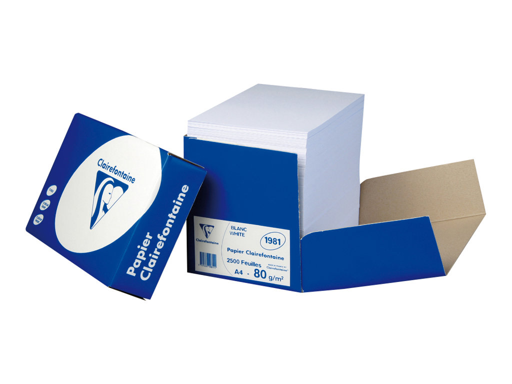 Clairefontaine Kopierpapier Laser2800 DIN A4 80 gqm 2500 Blatt MaxiBox