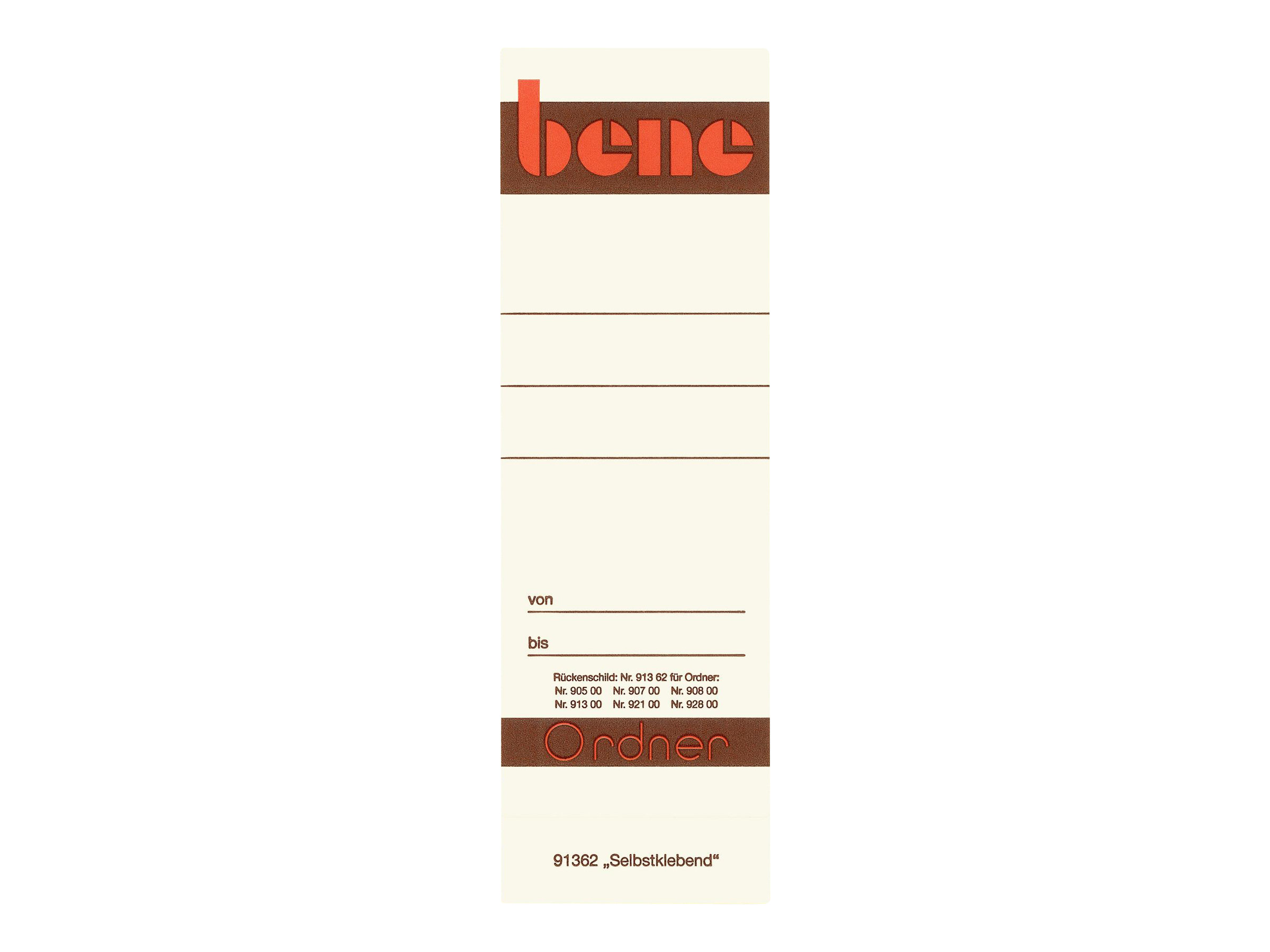 10 bene Ordneretiketten weiss fuer 8,0 cm Rueckenbreite 10 bene Ordneretiketten weiss fuer 8,0 cm Rueckenbreite