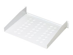 DIGITUS 2HE Fachboden perforiert, Grau, 25 kg, 85x483x550 mm