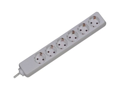 Bachmann Steckdosenleiste SMART 6-fach, wei? 3,0m, ohne Schalter