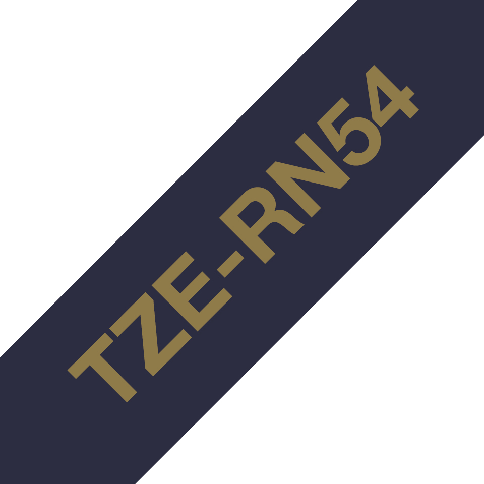 Brother TZe-Rn54 Gold auf Marineblau