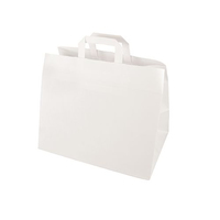 PAPSTAR Papier‑Tragetaschen weiß 32,0×27,0 cm 50 Stück