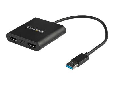 STARTECH.COM USB to Dual HDMI Adapter - 4K