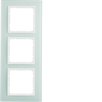Berker Glasrahmen 10136909 3fach polarweiss Berker Glasrahmen 10136909 3fach polarweiss