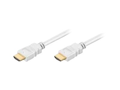 TECHLY HDMI High Speed Kabel mit Ethernet Kabel 2m weiss Anschluesse Stecker A auf Stecker A vergoldete Steckverbinder TECHLY HDMI High Speed Kabel mit Ethernet Kabel 2m weiss Anschluesse Stecker A auf Stecker A vergoldete Steckverbinder
