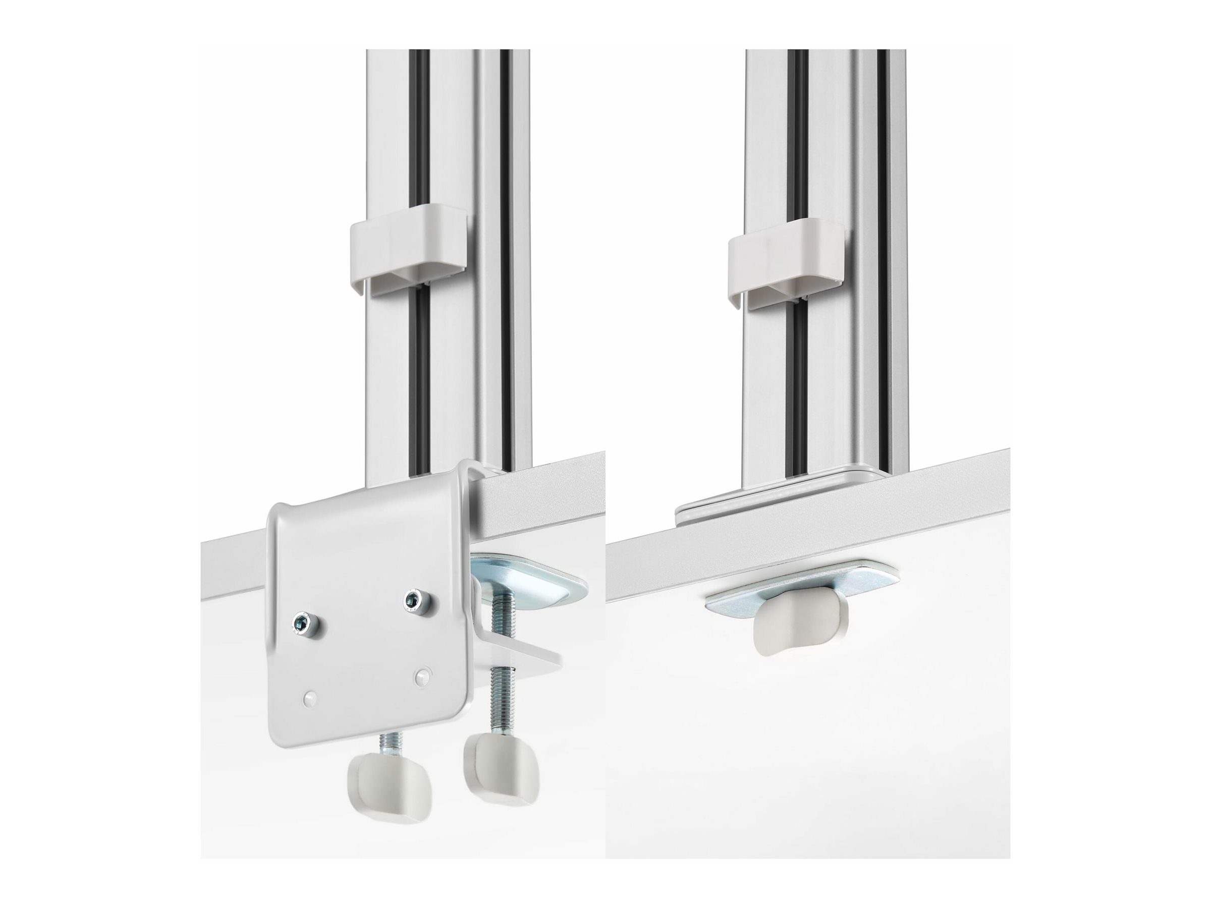 STARTECHCOM 6 Fach Monitorhalterung mit Querstange Monitore bis 81,28cm 32Zoll 8kg Zwei Pfosten BildschirmhalterungMonitorarm