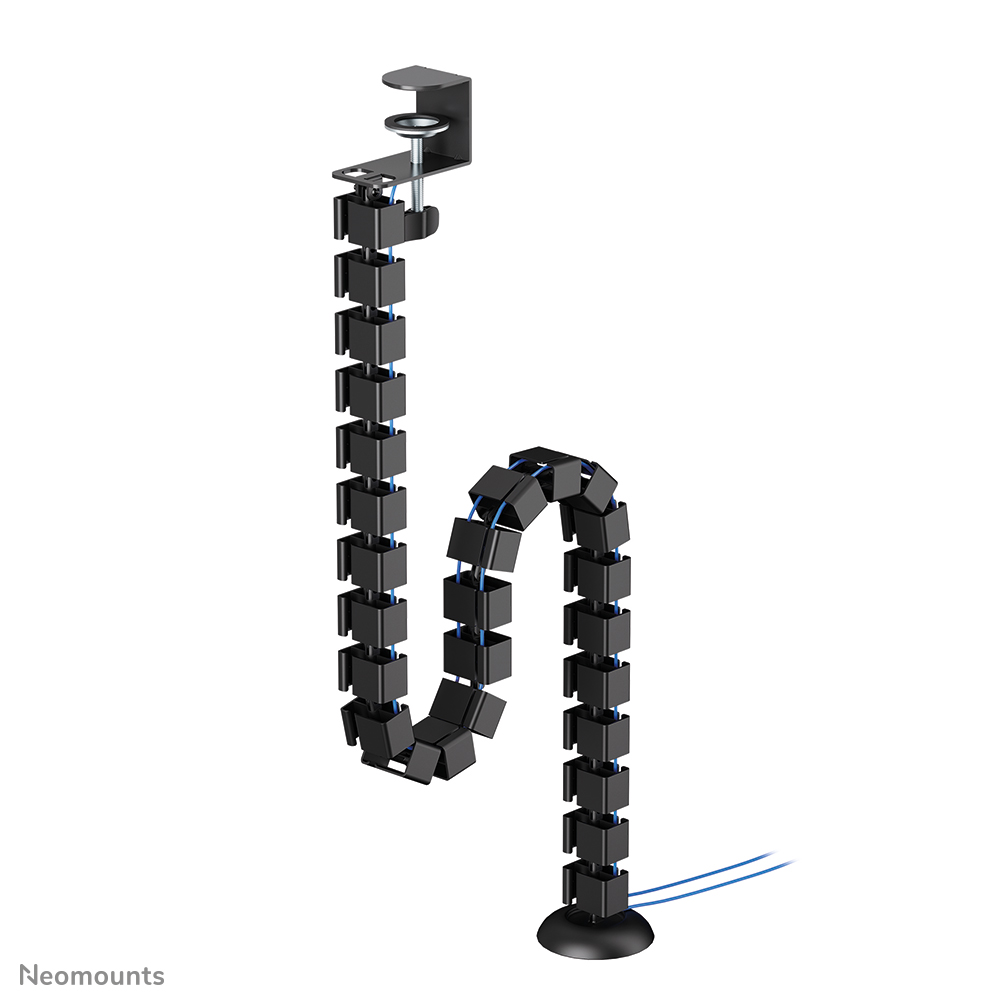NEOMOUNTS Cable Spine Organizer for sitstand desk frames clamp mounted black