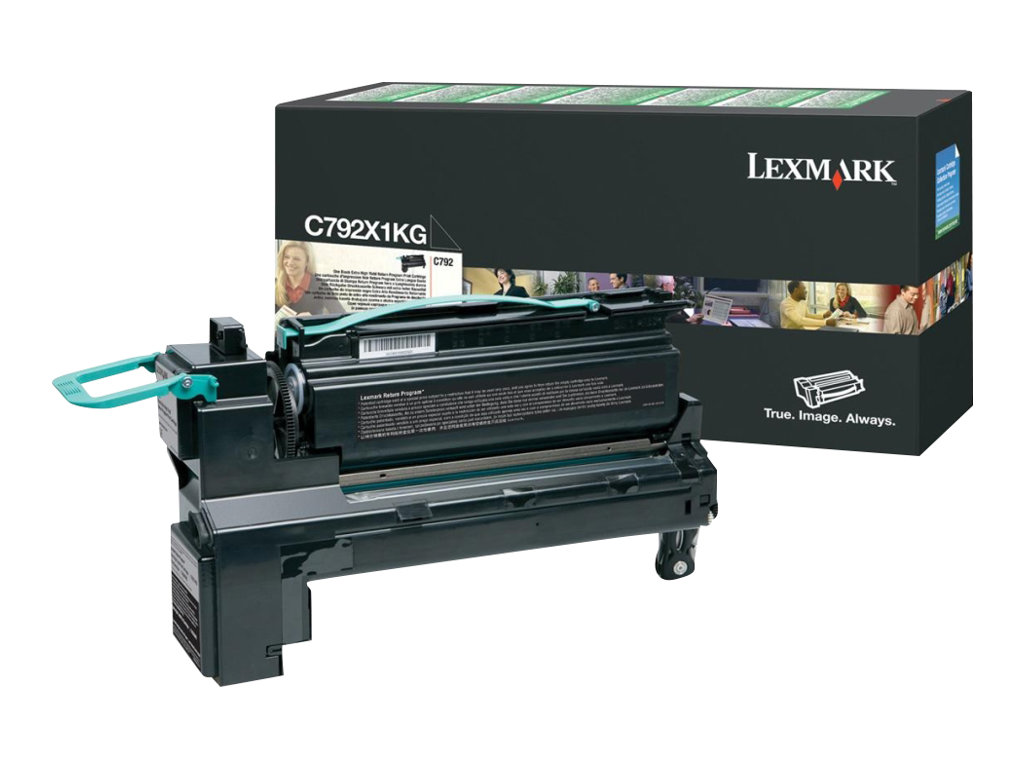 C792X1KG LEXMARK C792 Toner black HC C792X1KG LEXMARK C792 Toner black HC