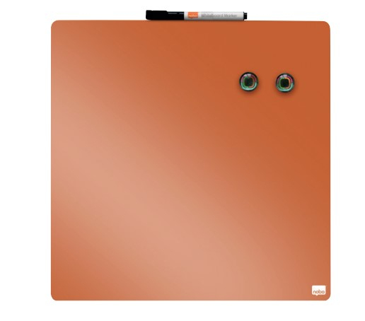 Nobo Magnettafel 36,0 x 36,0 cm orange