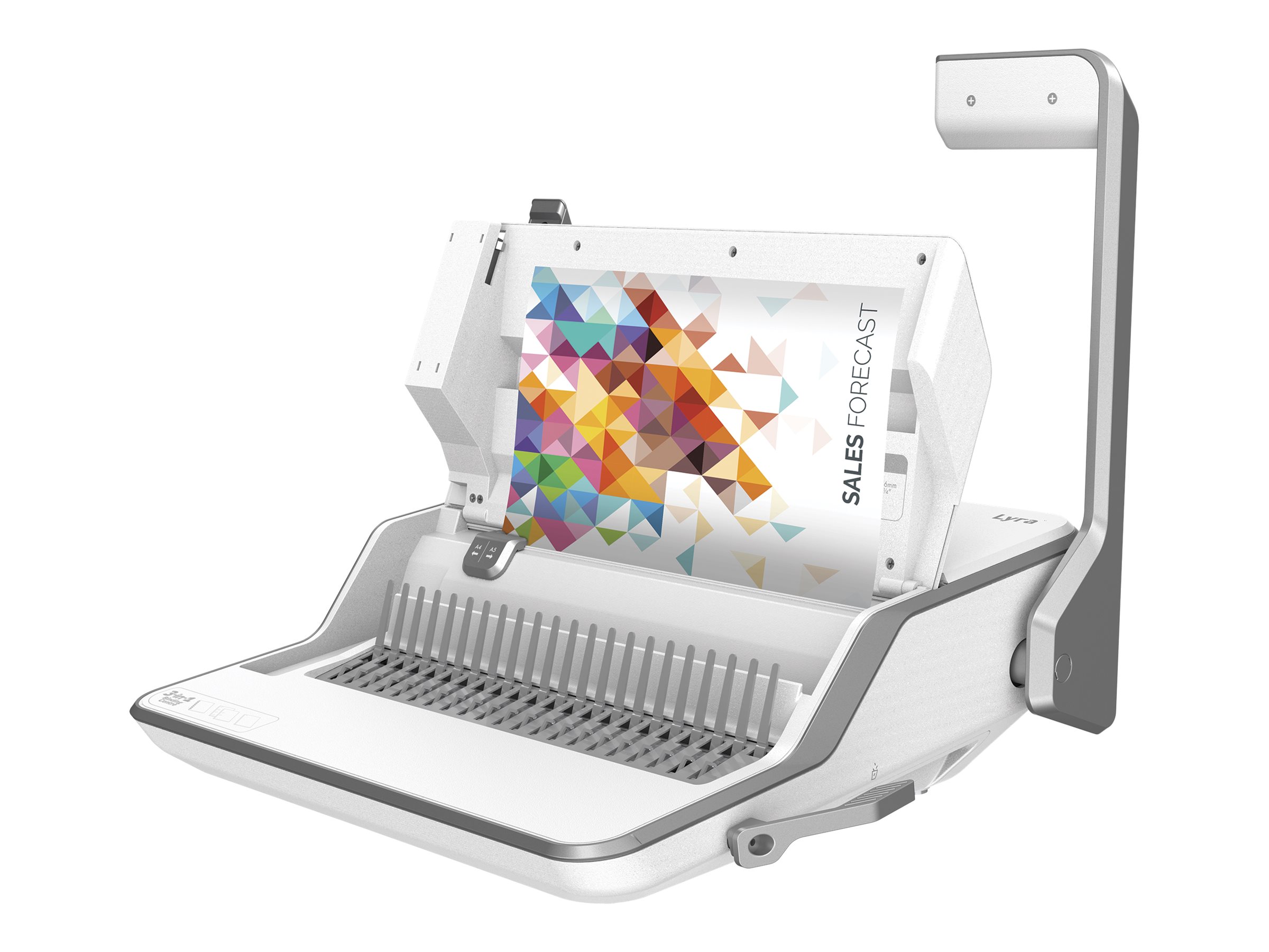 AKTION Fellowes Lyra 3in1 Bindestation Kunststoffbindegerät mit 25 Euro CashBack
