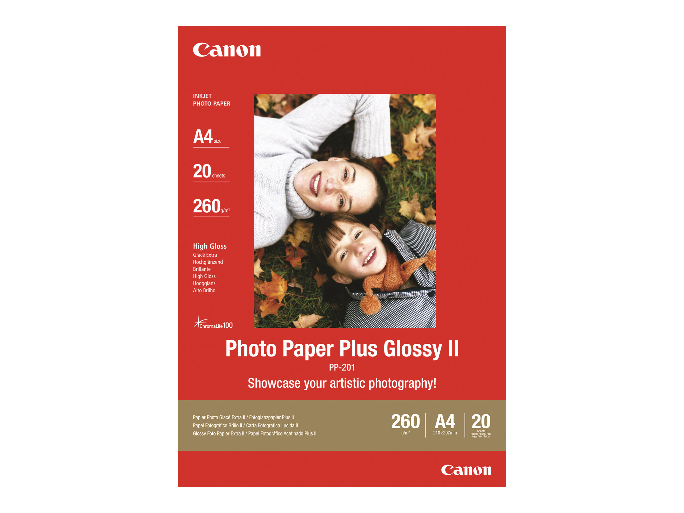 Canon Fotopapier PP-201 13,0 x 13,0 cm glÃ¤nzend 265 g/qm 20 Blatt