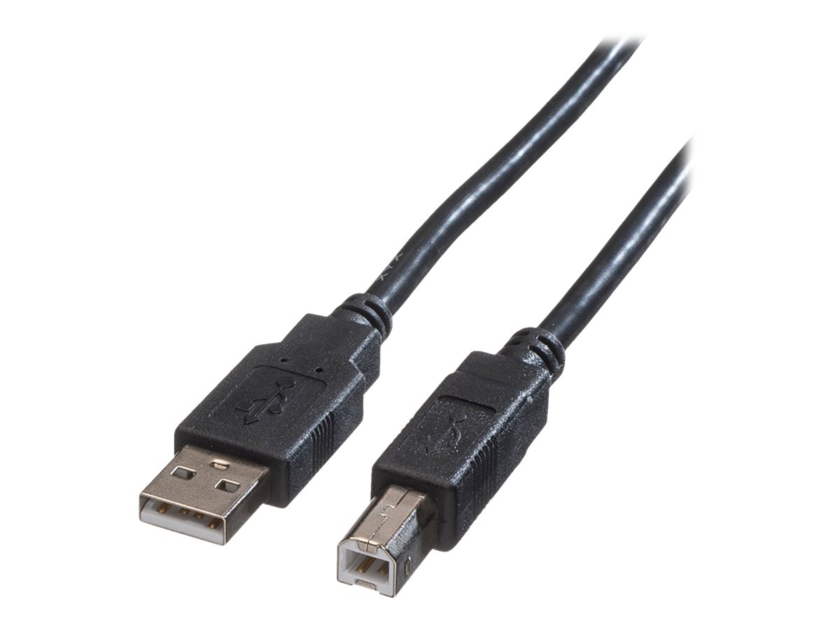 ROLINE USB 2.0 Kabel Typ A-B schwarz 4,5m ROLINE USB 2.0 Kabel Typ A-B schwarz 4,5m