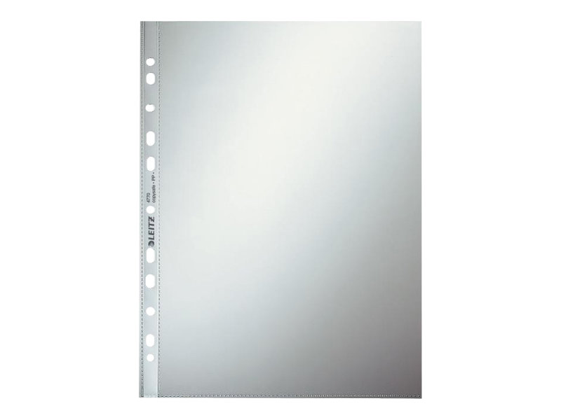 100 LEITZ Prospekthuellen 4770 DIN A4 glasklar glatt 0,08 mm