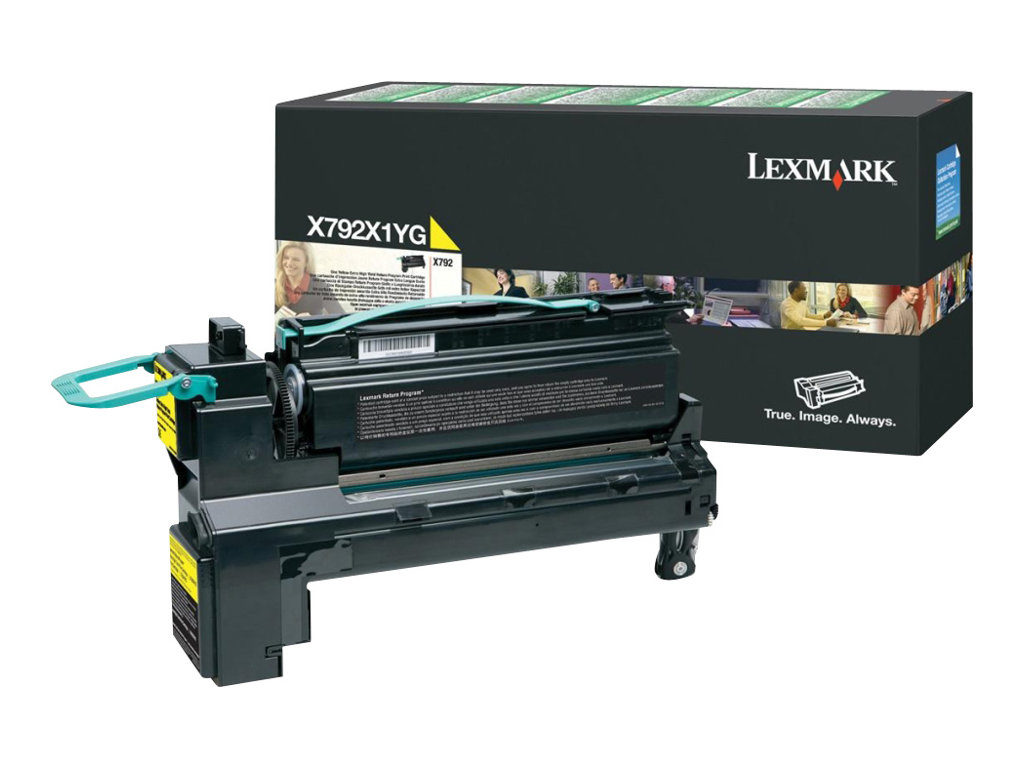 X792X1YG LEXMARK X792 Toner yellow HC X792X1YG LEXMARK X792 Toner yellow HC