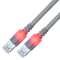 SACON Patchkabel Kat.6 Class E S/FTP LSOH grau 0,5m SACON Patchkabel Kat.6 Class E S/FTP LSOH grau 0,5m