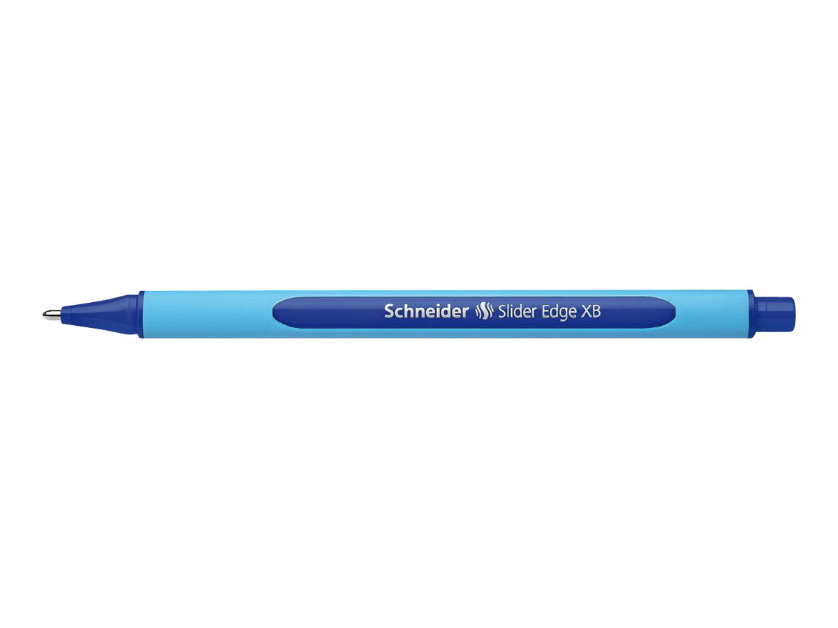 Schneider Kugelschreiber Slider Edge hellblaudunkelblau, Schreibfarbe blau, 10 St