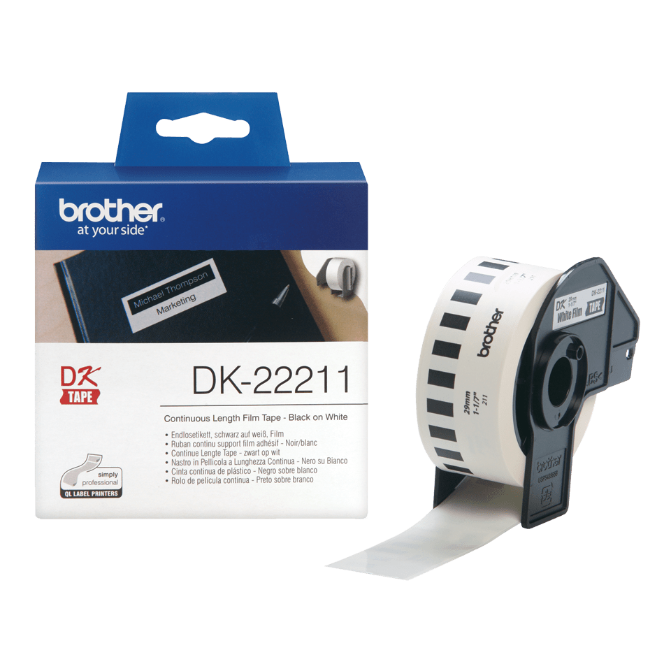 DK22211 BROTHER QL550 Etikettenrolle