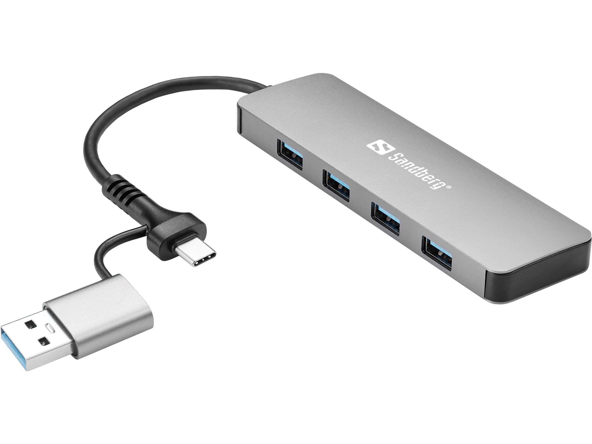 SANDBERG USBCA to 4xUSB 30 Hub