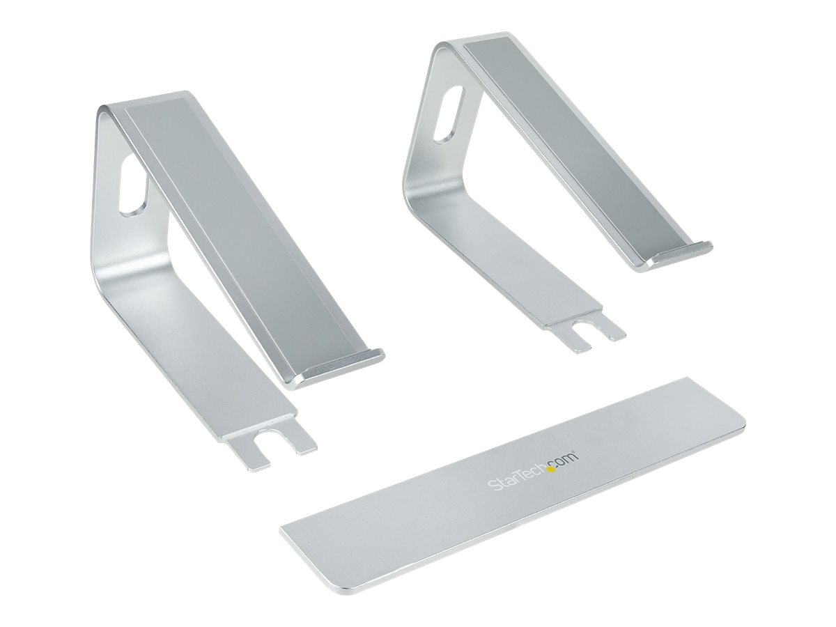 STARTECH.COM Laptop Stand for Desk Supports 5kg/11lb Aluminum/Silver Ergonomic Laptop Riser Portable Laptop Holder Angled Stand STARTECH.COM Laptop Stand for Desk Supports 5kg/11lb Aluminum/Silver Ergonomic Laptop Riser Portable Laptop Holder Angled Stand