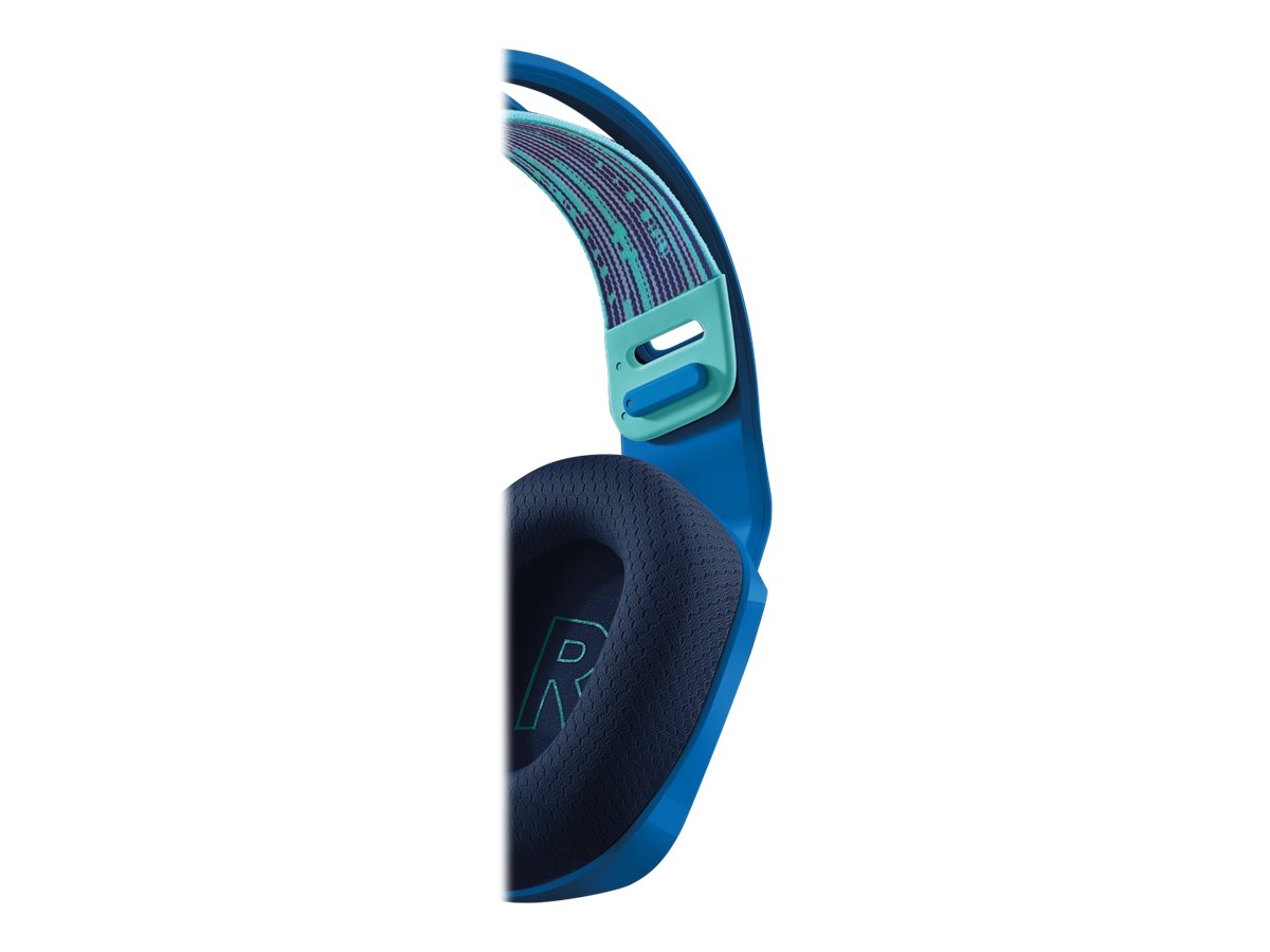 LOGITECH G G733 LIGHTSPEED Wireless RGB Gaming Headset Headset full size 24 GHz wireless blue