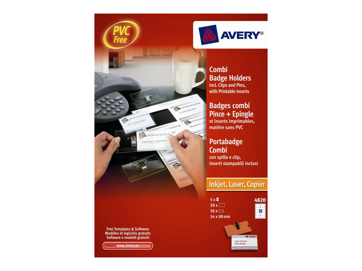 50 AVERY Zweckform Namensetiketten transparent 90,0 x 54,0 mm 50 AVERY Zweckform Namensetiketten transparent 90,0 x 54,0 mm