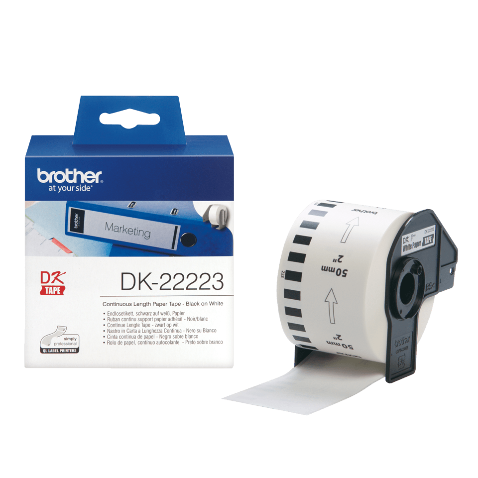 DK22223 BROTHER QL550 Etikettenrolle