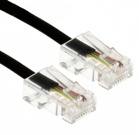 helos Anschlusskabel RJ45 8P4C/8P4C, 4-adrig, 10 m, schwarz, lose helos Anschlusskabel RJ45 8P4C/8P4C, 4-adrig, 10 m, schwarz, lose