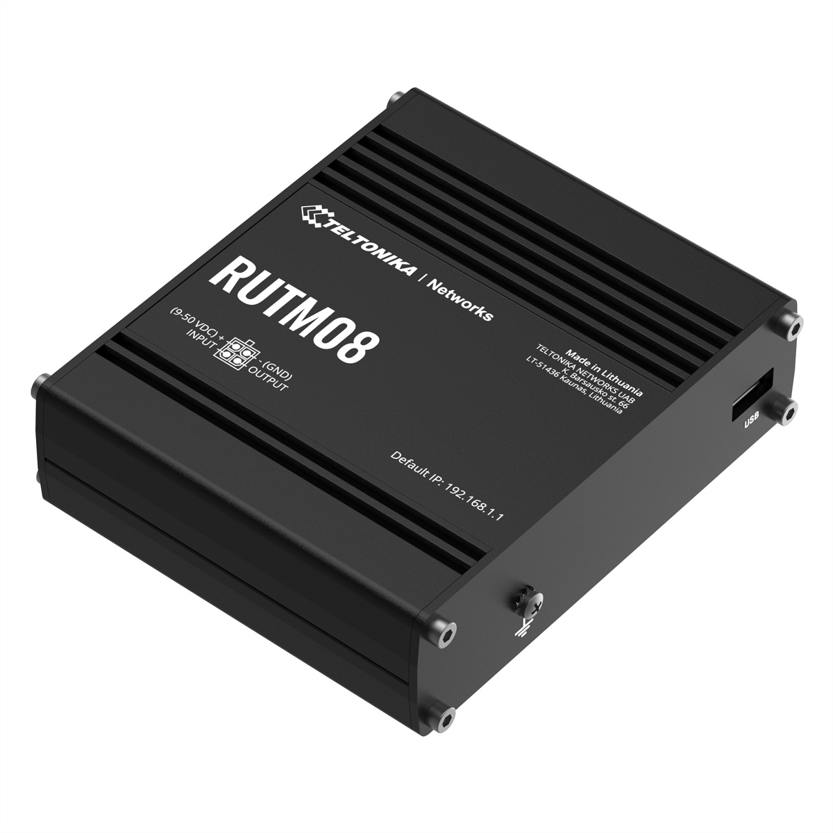 Teltonika RUTM08 Router 3-Port-Switch 1GbE IEEE 802.3u PPP