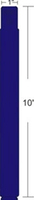 100127127, Violet, Selfadhesive printer label, Direct heat