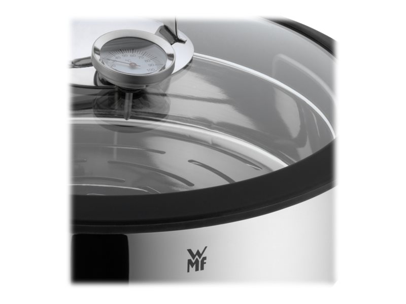WMF 1743016040 Vitalis Dampfgarer rund ? 28 cm ca. 5l mit Glasdeckel