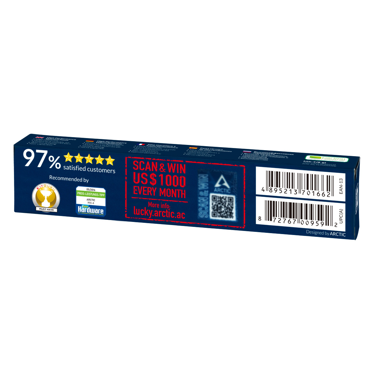 K Cooler Zubehoer Waermeleitpaste Arctic MX4 8g