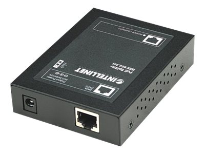 INTELLINET Gigabit PoE+ Splitter Power over Ethernet IEEE 802.3at/af mit 5 / 7,5 / 9 / 12 V DC Ausgangsspannung