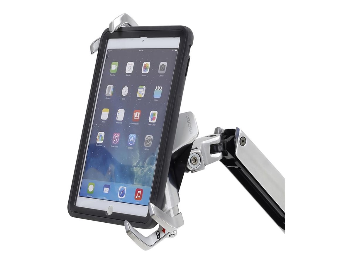 ERGOTRON verriegelbare TabletBefestigung kompatibel mit den meissten Tablets auch Apple iPad Microsoft Surface Samsung Galaxy