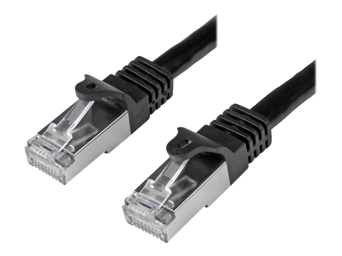 STARTECH.COM 3m Black Gigabit Snagless RJ45 SFTP Cat6 Patch Cable STARTECH.COM 3m Black Gigabit Snagless RJ45 SFTP Cat6 Patch Cable