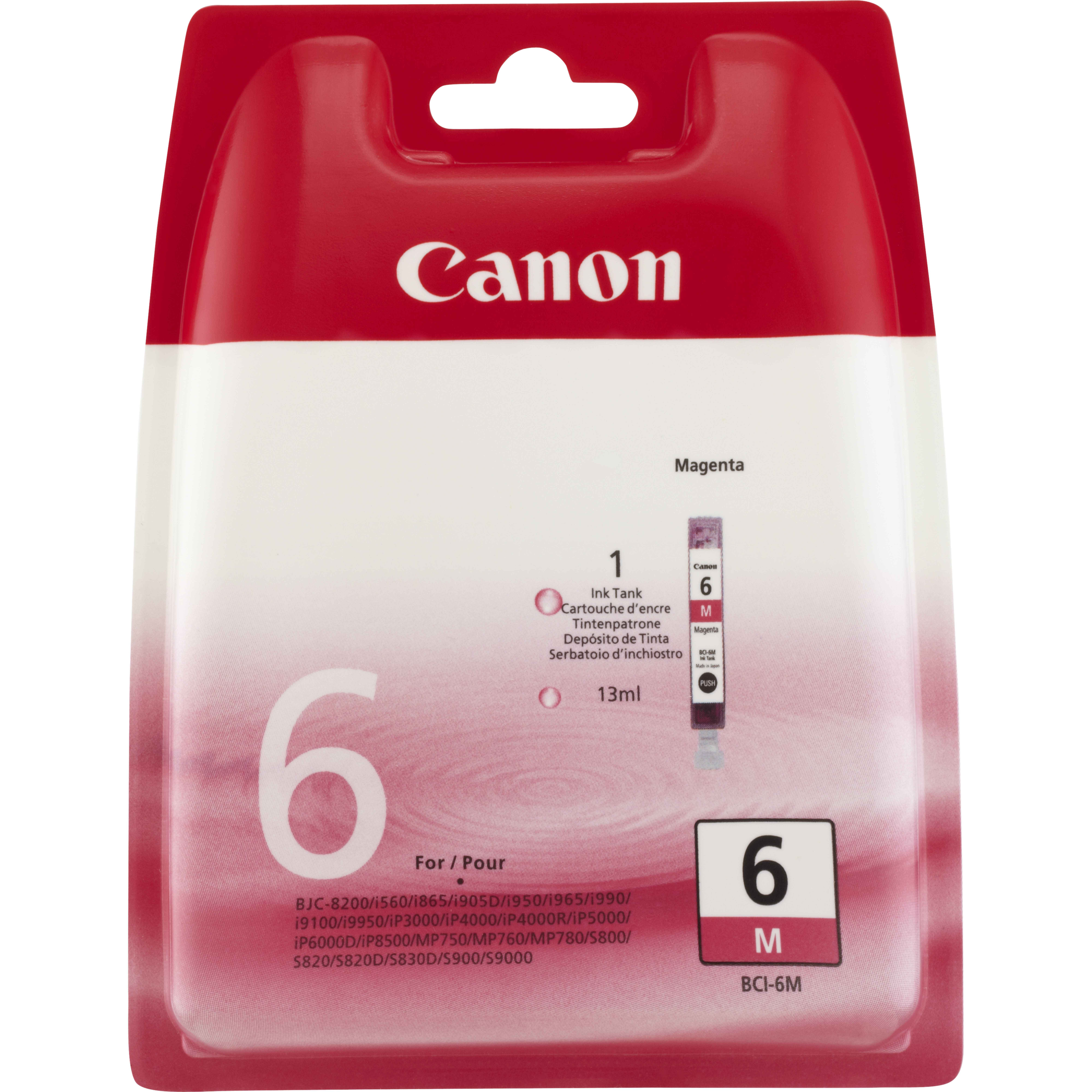 CANON BCI6M Tinte magenta Standardkapazität 13ml 1erPack