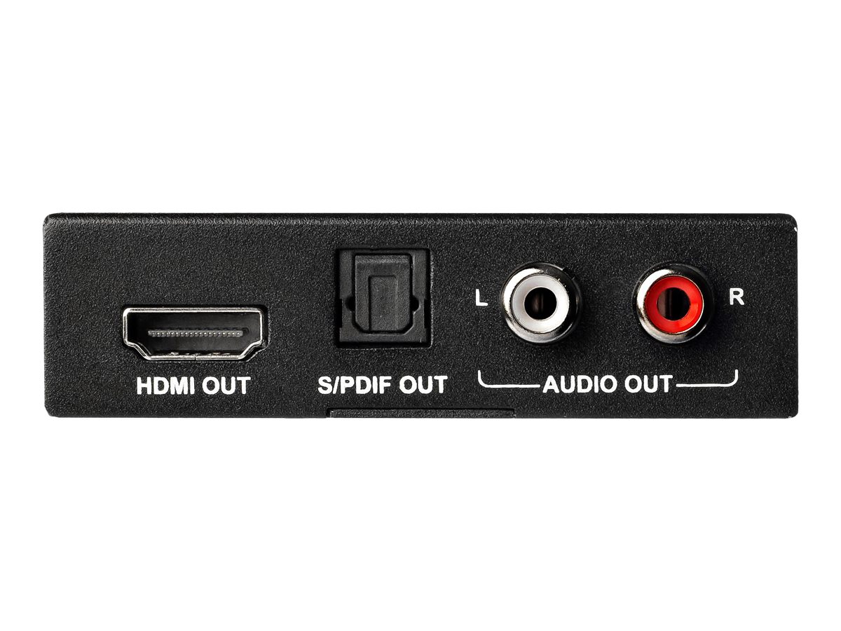 STARTECH.COM 4K HDMI Audio Extractor - 4K 60Hz - HDMI Audio De-Embedder - PDIF Toslink Optical Audio - Dual Cinch und HDMI Audio STARTECH.COM 4K HDMI Audio Extractor - 4K 60Hz - HDMI Audio De-Embedder - PDIF Toslink Optical Audio - Dual Cinch und HDMI Audio