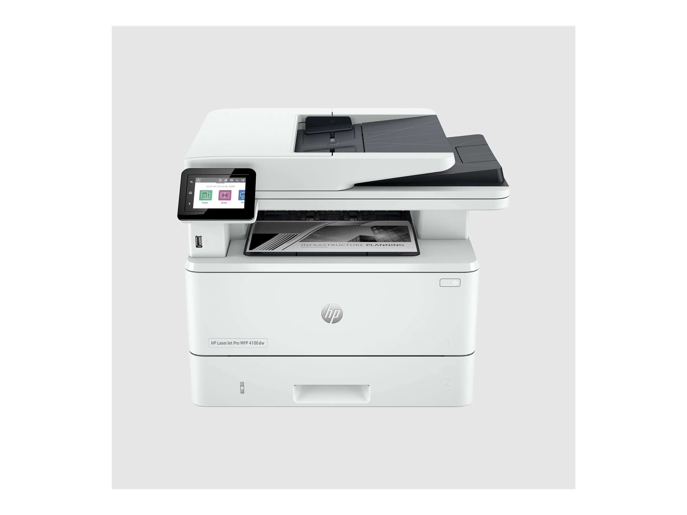 HP LaserJet Pro MFP 4102fdw 4 in 1 LaserMultifunktionsdrucker weiss
