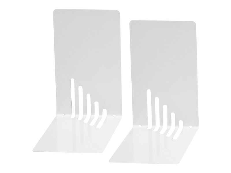 2 MAUL Buchstuetzen weiss 8,5 x 14,0 x 14,0 cm 2 MAUL Buchstuetzen weiss 8,5 x 14,0 x 14,0 cm