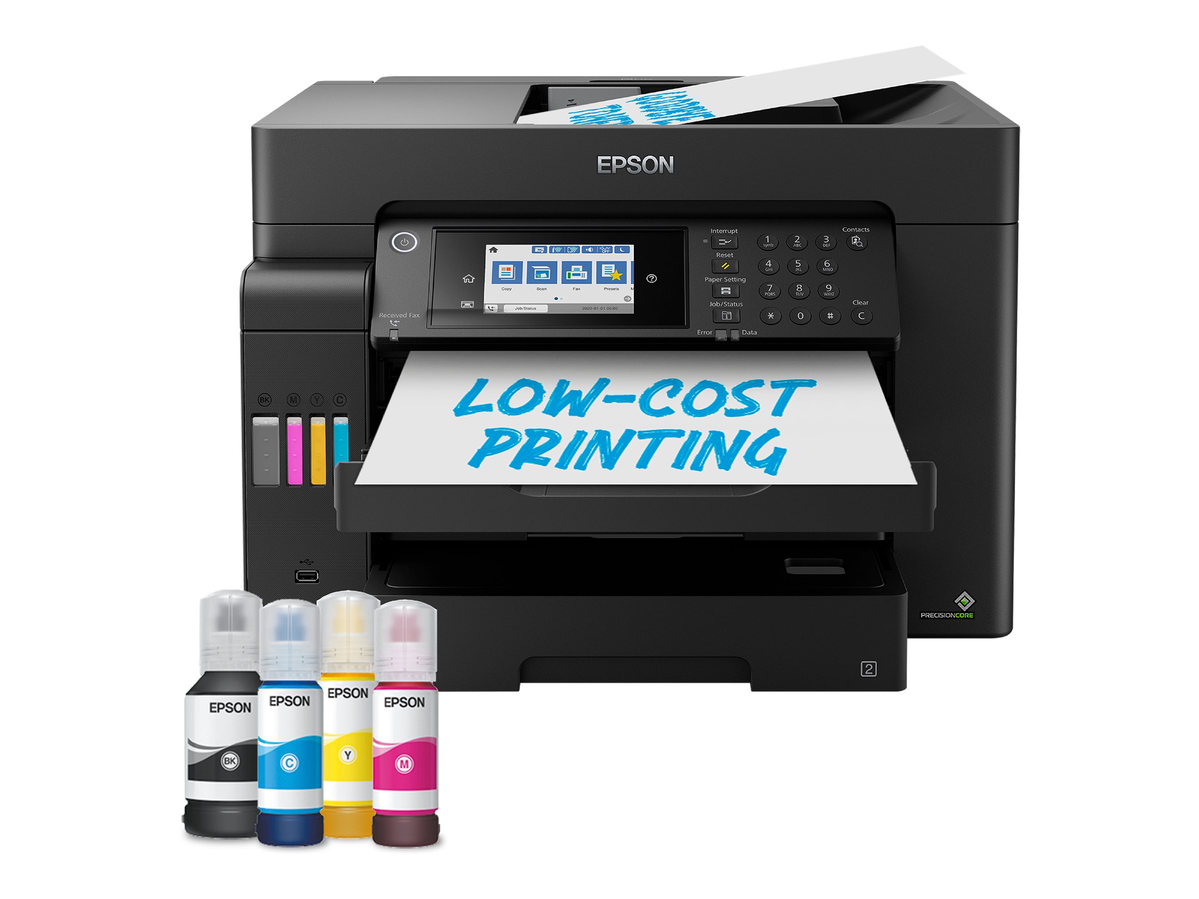 EPSON EcoTank ET-16655 4 in 1 Tintenstrahl-Multifunktionsdrucker schwarz EPSON EcoTank ET-16655 4 in 1 Tintenstrahl-Multifunktionsdrucker schwarz