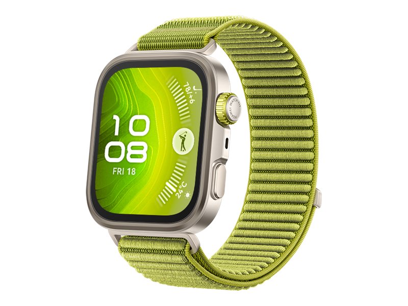 Watch Fit 4 Pro Green Woven Strap Watch Fit 4 Pro Green Woven Strap