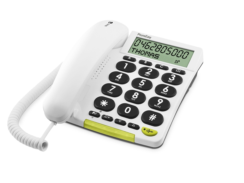 Doro PhoneEasy 312cs Grosstastentelefon, weiss