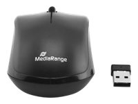 MediaRange MROS107 Tastatur-Maus-Set kabellos schwarz