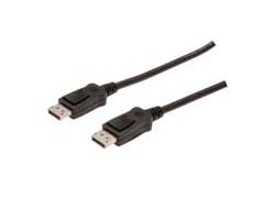 DisplayPort Kabel DP 5.0m Verriegelung DP 1.1a sw. DisplayPort Kabel DP 5.0m Verriegelung DP 1.1a sw.