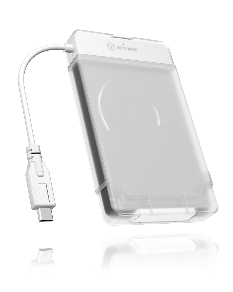 ICY BOX IBAC703C Speichergehaeuse mit Datenanzeige Netzanzeige EasySwap Mechanism 25