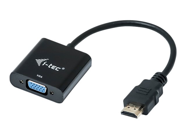 I-TEC Adapter HDMI zu VGA Aufloesung Full-HD 1920x1080/60 Hz Kabellaenge 15 cm vergoldeter HDMI-Stecker I-TEC Adapter HDMI zu VGA Aufloesung Full-HD 1920x1080/60 Hz Kabellaenge 15 cm vergoldeter HDMI-Stecker